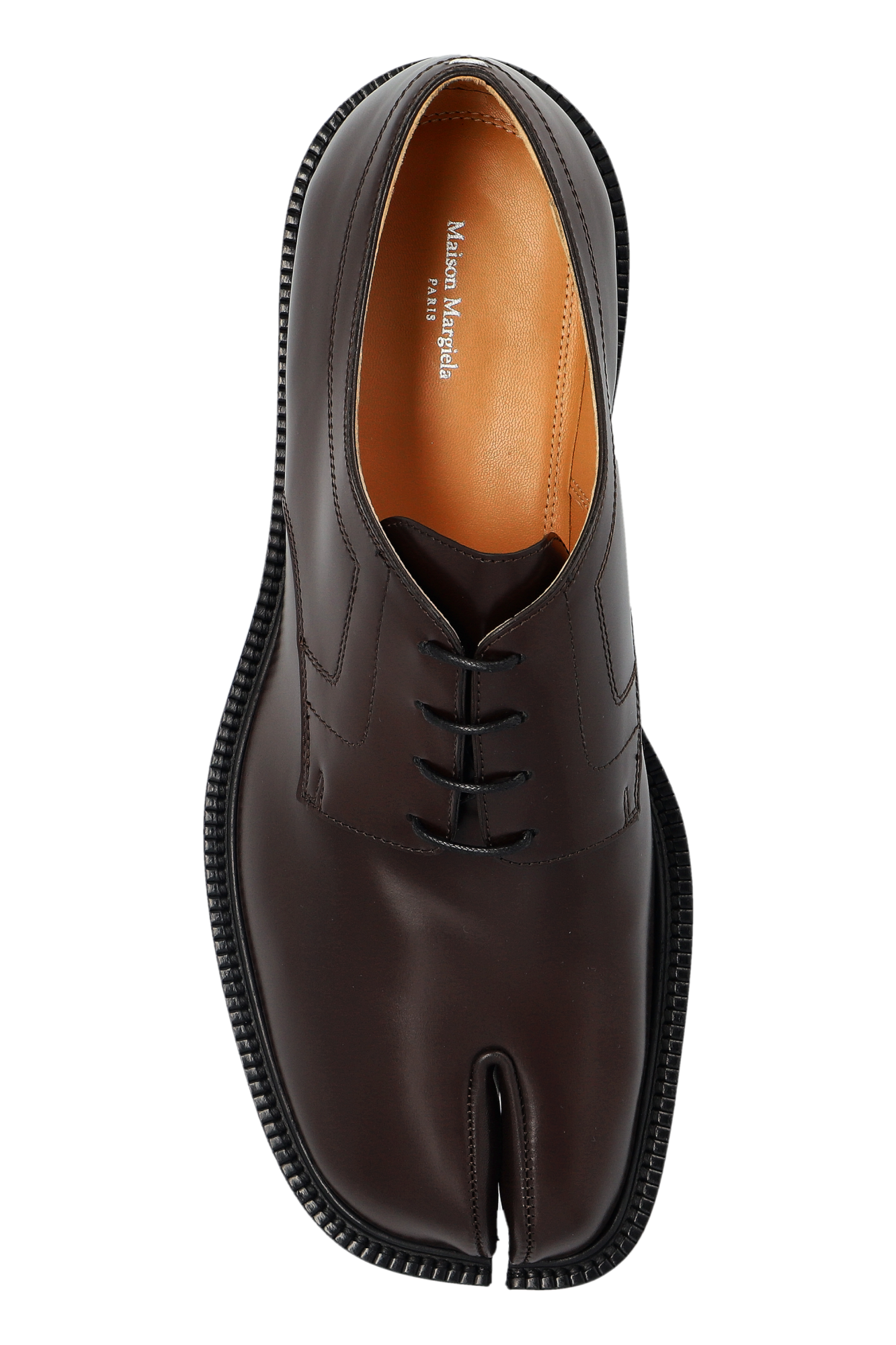 Maison Margiela Leather shoes with Tabi toe | Men's Shoes